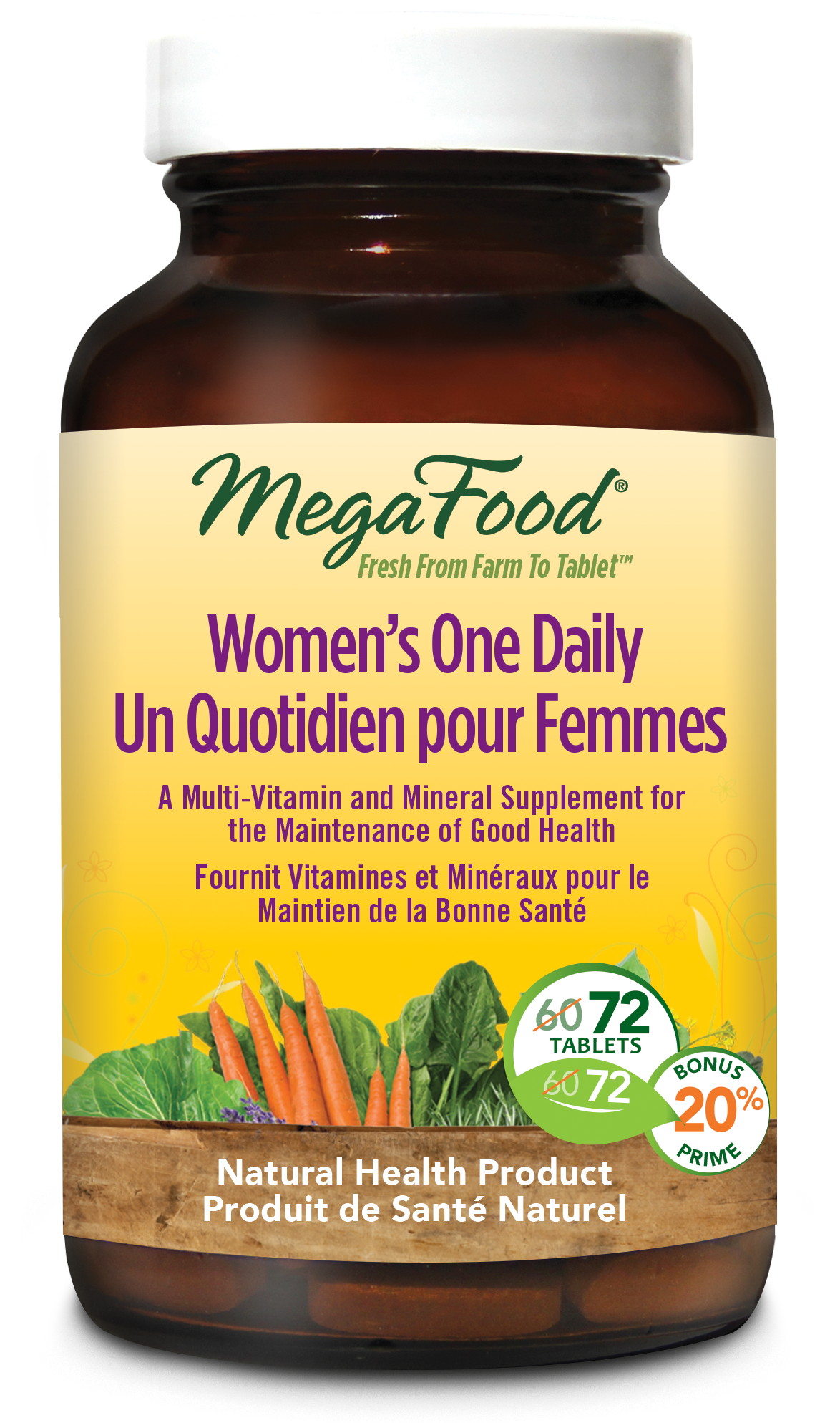 Women’s One Daily 72 tabs bonus