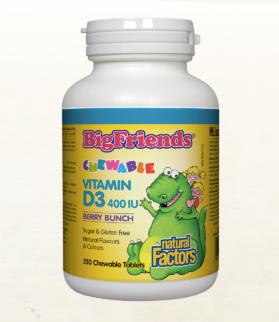 Big Friends VitaminD3 400IU 250chews