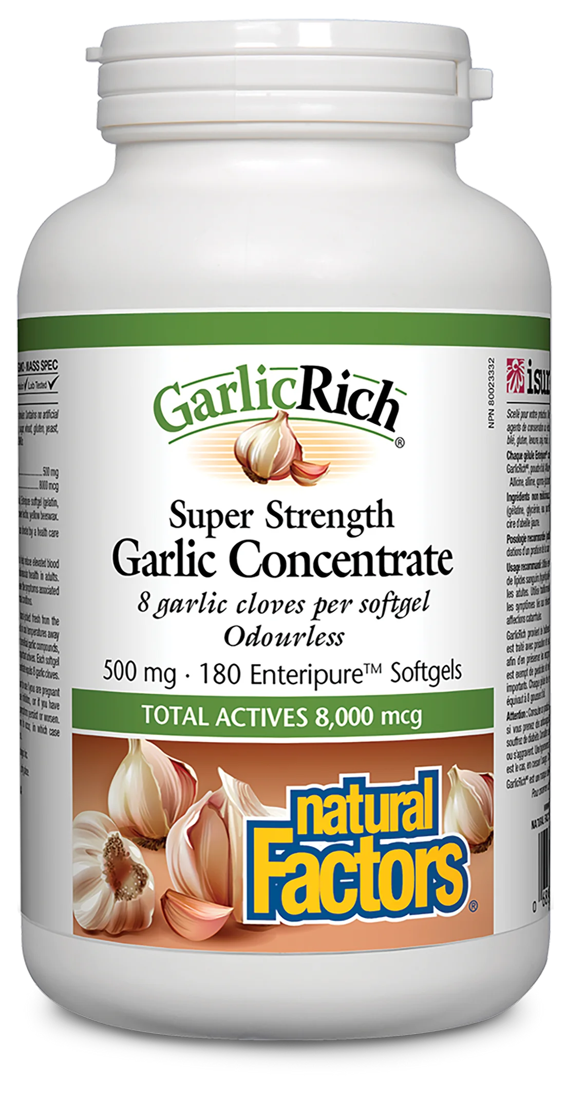 Garlic Concentrate 500mg 180gels