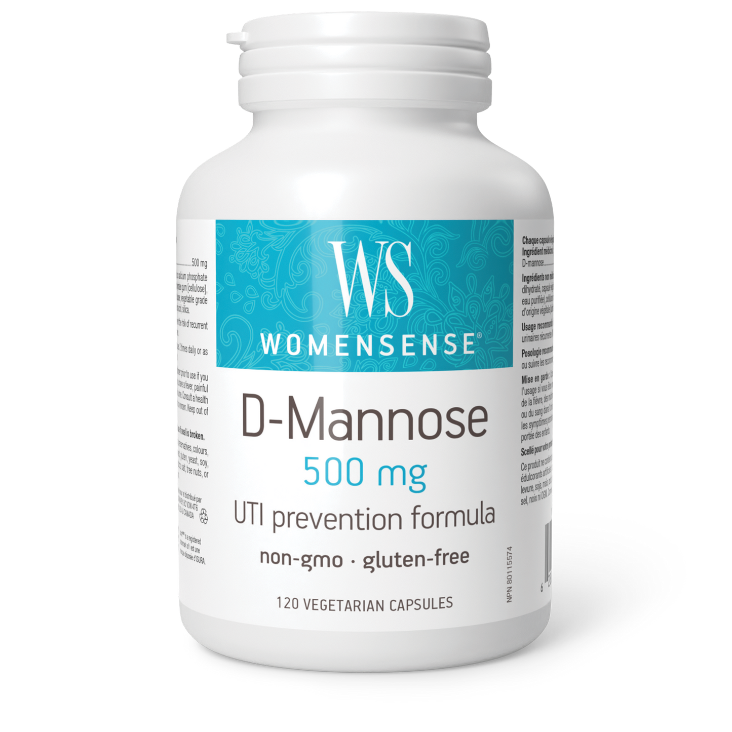 D-Mannose 500mg 120 vcaps