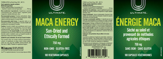 Maca Energy 750mg 180caps