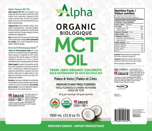 Alpha MCT Oil 1L