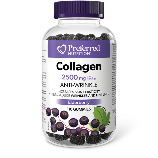 Collagen 2500 mg Elderberry 110 gummies