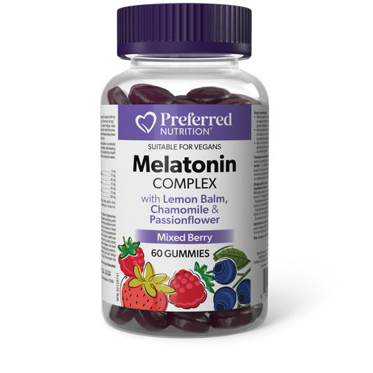 Melatonin Complex Mixed Berry 60 Gummies