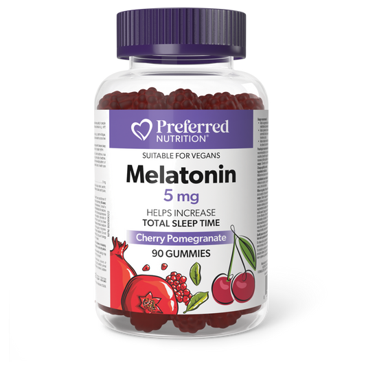 Melatonin 5mg Cherry Pomegranate 90 gummies