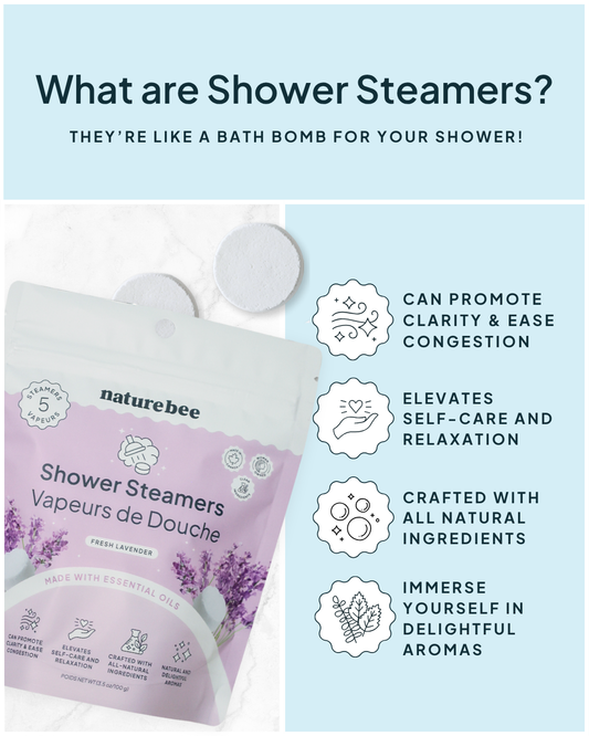 Fresh Lavender Shower Steamers | Nature Bee