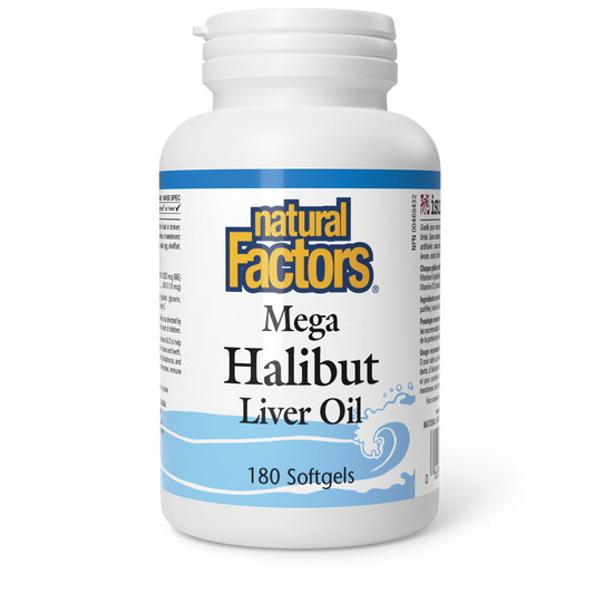Mega Halibut Liver Oil 180softgels