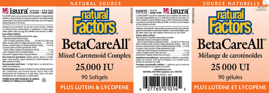 BetaCareAll 25,000IU 90gels