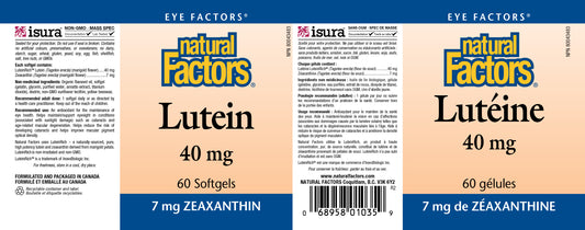 Lutein 40mg 60softgels