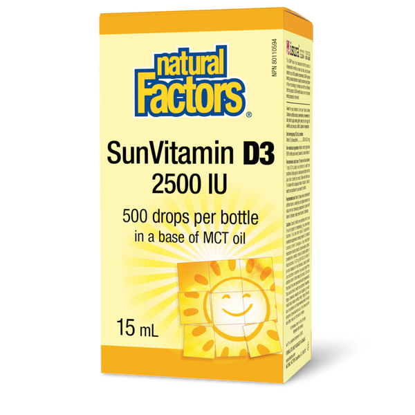 SunVitamin D3 drops 2500IU 15ml