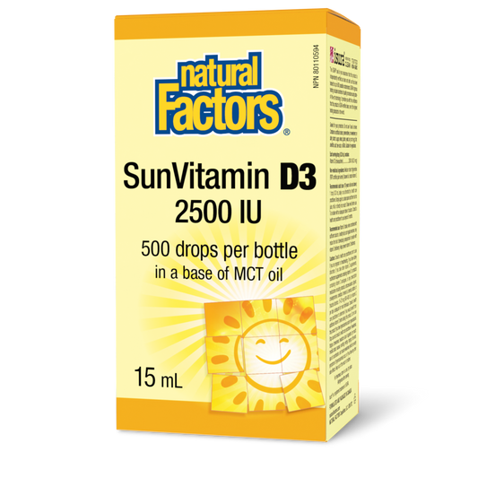 SunVitamin D3 drops 2500IU 15ml