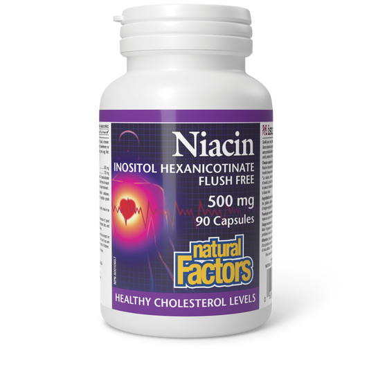 Niacin 500mg flush free 90caps