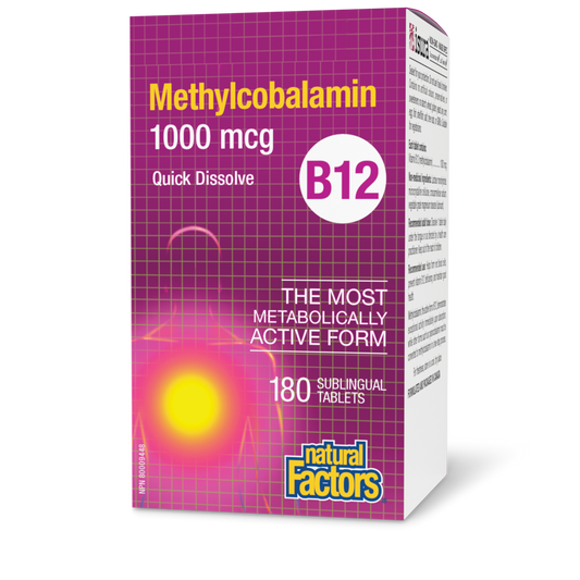 B12 Methylcobalamin 1000mcg 180tabs