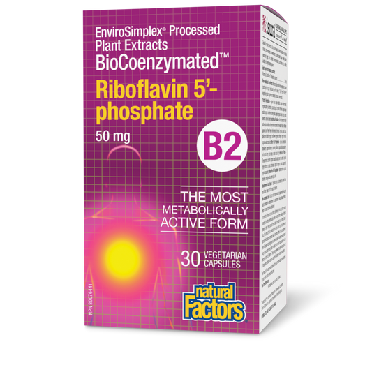 Riboflavin 5’-phosphate 50mg 30 caps