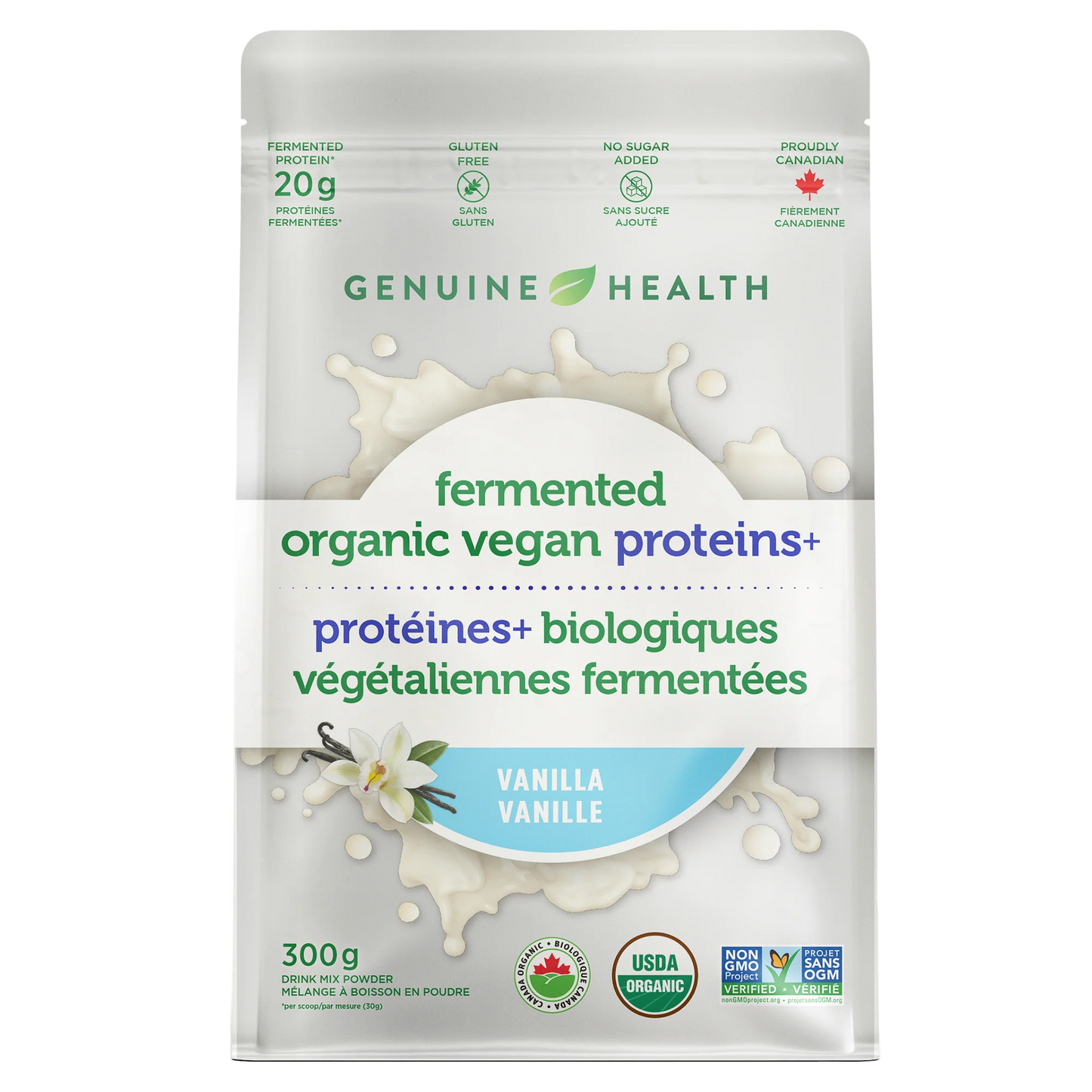 Fermented Organic Vegan Protein+ Vanilla 10 Serving