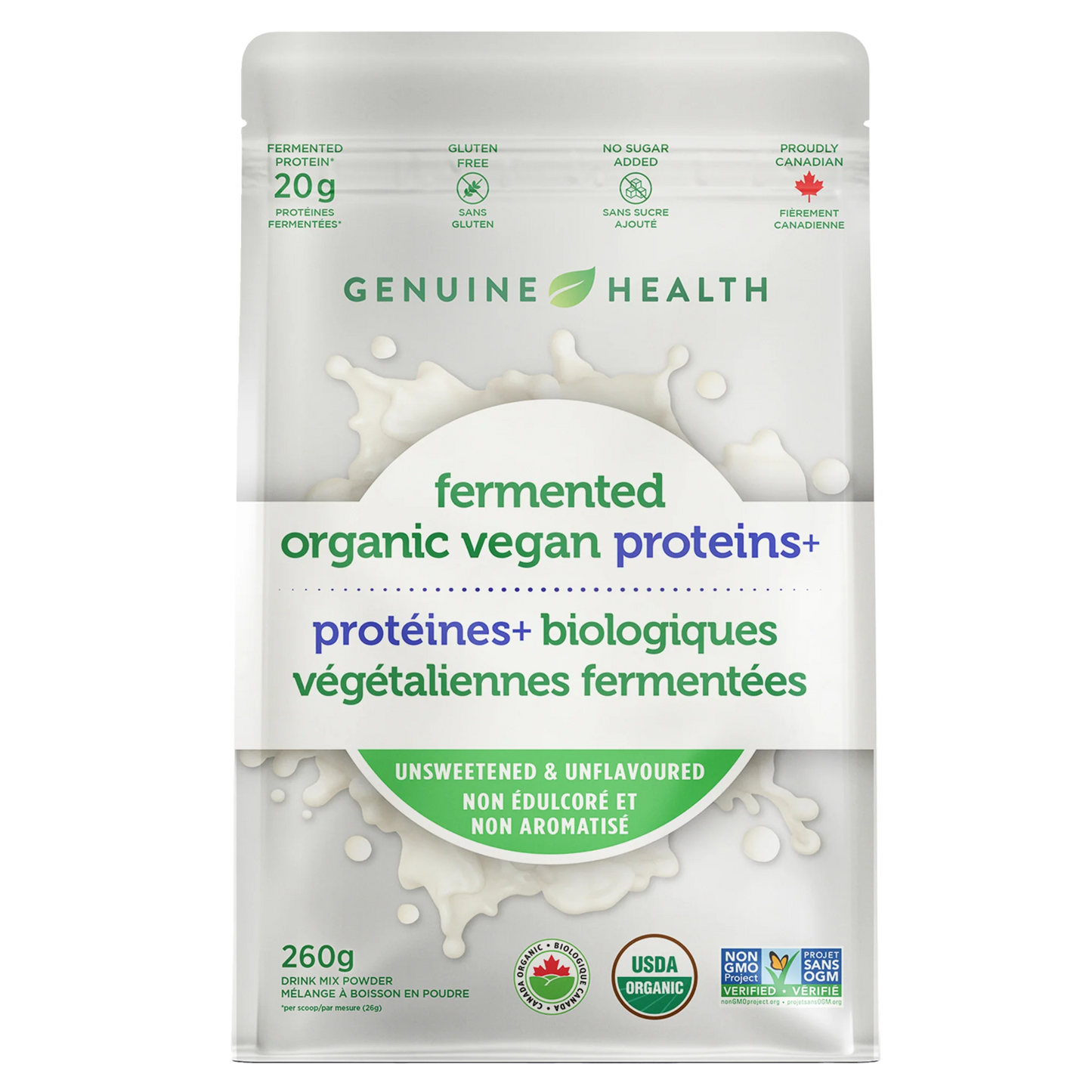 Fermented Organic Vegan Protein+ Unflavoured 10 Serving