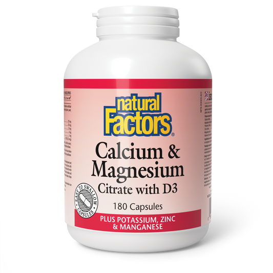 Calcium & Magnesium with D3 180caps