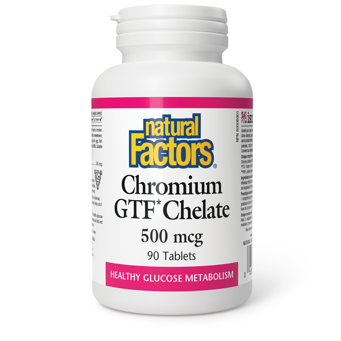 Chromium GTF Chelate 500mcg 90 tab