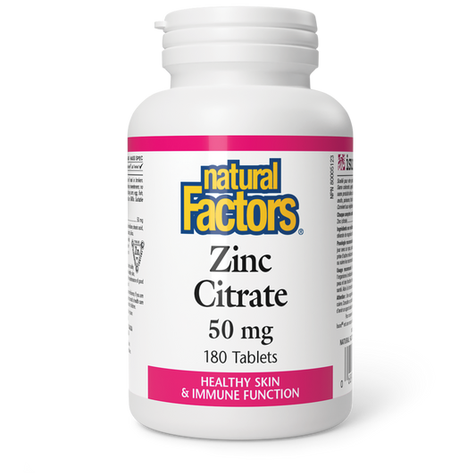 Zinc citrate 50 mg 180 tabs
