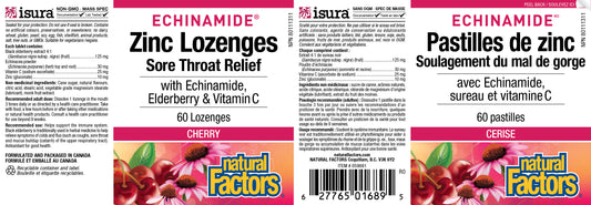 Echinamide Zinc Lozenges cherry 60loz