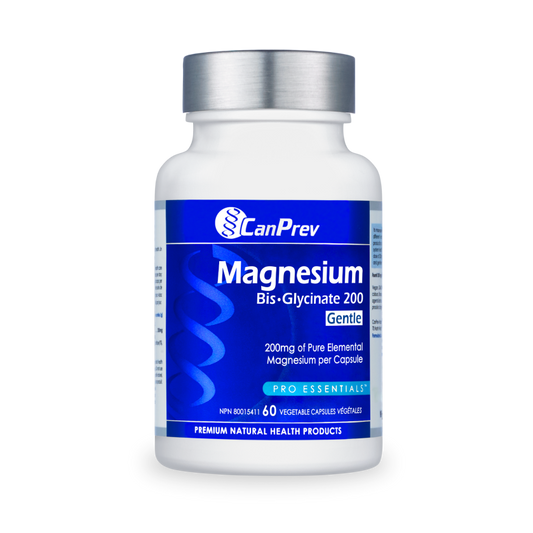 Magnesium BisGlycinate 200 Gentle 60 vcaps