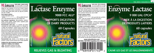 Lactase Enzyme 60 capsules