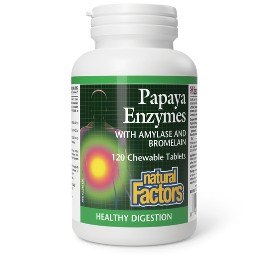 Papaya Enzymes with amylase 120chewables