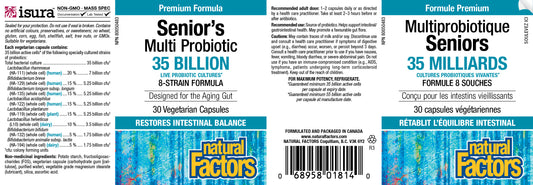 Seniors Multi Probiotic 35bill 30cap