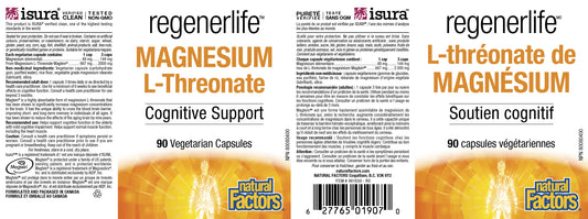 RegenerLife Magnesium L-Threonate 90 Veg cap