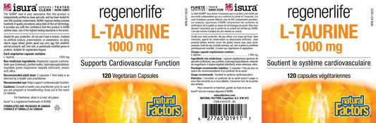 Regenerlife L-Taurine 1000mg 120caps