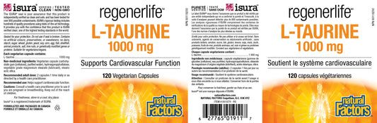 Regenerlife L-Taurine 1000mg 120caps