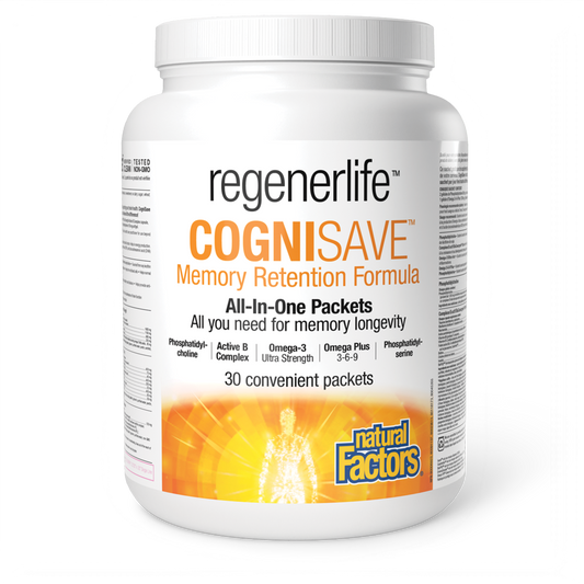 RegenerLife Cognisave Memory Retention Formula 30 packs