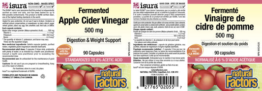 Fermented Apple Cider Vinegar 90cap