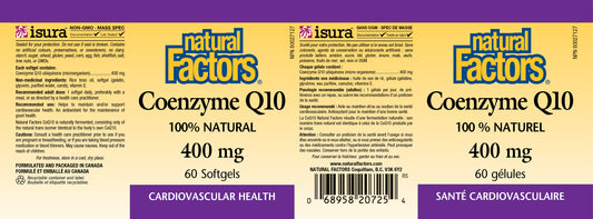 Coenzyme Q10 400mg 60 sg