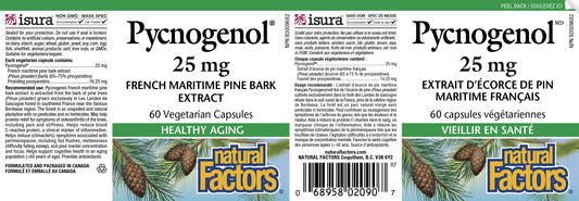 Pycnogenol 25mg 60caps