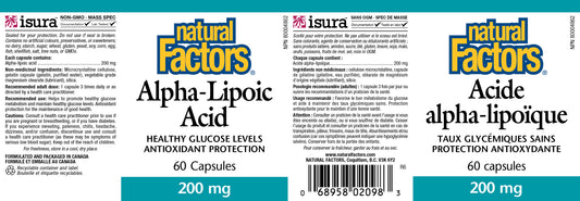 Alpha-Lipoic Acid 200mg 60caps