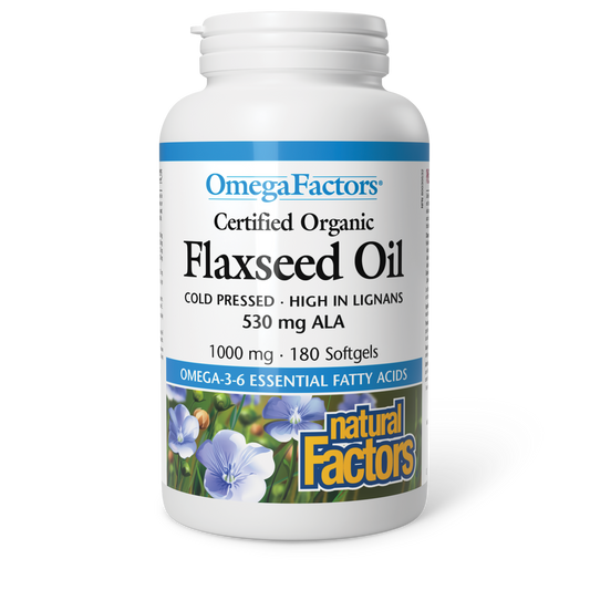 Flaxseed oil 1000mg 180 gels