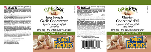 Garlic Concentrate 500mg 90gels