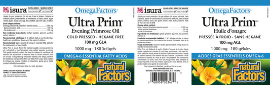 Ultra Prim 1000mg 180softgels