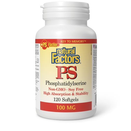 PS phosphatidylserine 100mg 120 softgels