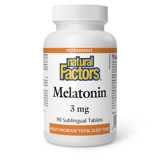 Melatonin sublingual 3mg 90tabs mint flavour