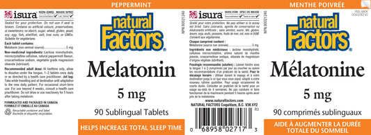 Melatonin 5mg 90 sublingual tabs