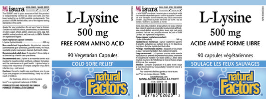 L-Lysine 500mg 90caps