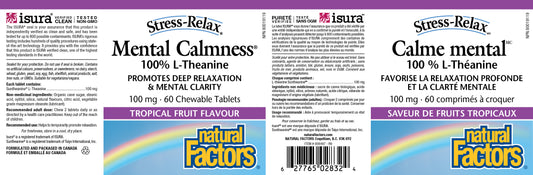 SR Mental Calmness 100mg 60 chewables