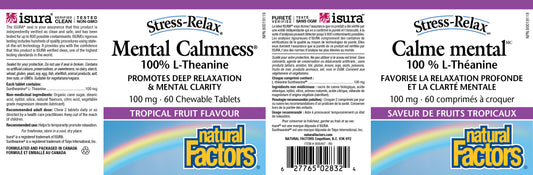 SR Mental Calmness 100mg 60 chewables