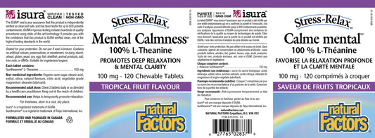Mental Calmness 100mg 120 chewables