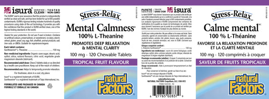 Mental Calmness 100mg 120 chewables