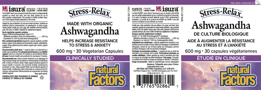 Stress-Relax Ashwagandha 600mg 30 caps