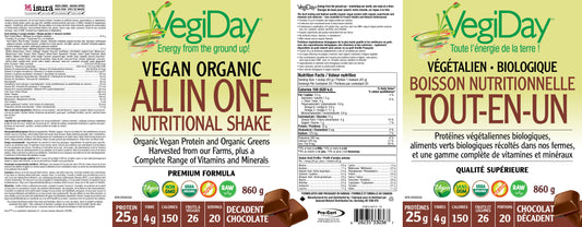 VegiDay all-in-one Plant-Based Protein chocolate 900g