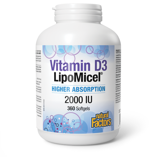Vitamin D3 LipoMicel 2000IU 360gels